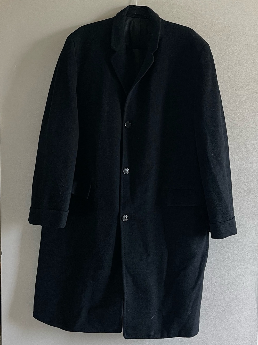 Vintage Men’s JV Cizek & Sons Chicago Black Long Coat